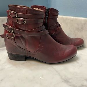 Miz Mooz Leather Ankle Booties
